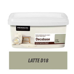 Primacol Decobase Farba Lateksowa Dekoracyjna Kolor Latte D18 1L