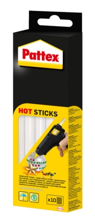 Pattex Klej Topliwy na Gorąco Szybki 2min Wkłady do Pistoletu 10szt