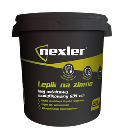 Nexler Lepik na Zimno z SBS do Klejenia Papy Wełny Hydroizolacji 5kg