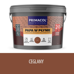 Primacol Papa w Płynie Na Beton Blachę Gont Papę Drewno Kolor Ceglany 1kg