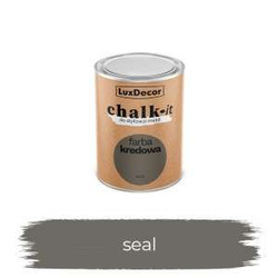 LuxDecor CHALK-IT Farba Kredowa do Renowacji Mebli Kolor Seal 0,125L