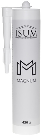 ISUM Magnum Klej Błyskawiczny do Listew Przypodłogowych Gzymsów Sztkaterii 430g
