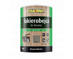 Lakma DREWNOKOLOR Lakierobejca Akrylowa do Drewna Połysk Grafit 2,5L