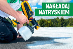 MEGARON UV-715 Papa w Płynie Dekoracyjno Ochronna Dekarska Biała 1L