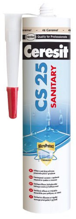 Ceresit CS 25 Silikon Sanitarny Peśnioodporny Kolor Melba 280ml