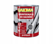 Lakma Profidach Gruntoemalia Dekoracyjno Ochronna do Metalu Grafitowa 0,75L