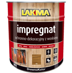 Lakma Drewnokolor Impregnat Ochronno Dekoracyjny z Woskiem Dąb 10L