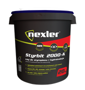 NEXLER STYRBIT 2000 K Masa Bitumiczno Kauczukowa do Styropianu Blachy Betonu 20kg