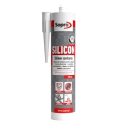 Sopro Silikon Sanitarny Uszczelniacz Przeciwgrzybiczny Kolor Brąz Umbra 310ml