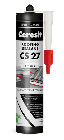 Ceresit CS 27 Uszczelniacz Dekarski Bitumiczny Wzmocniony Włóknami 280ml