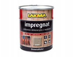 Lakma Drewnokolor Impregnat Ochronno Dekoracyjny z Woskiem Popiel 4L