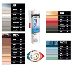 Ceresit CS 25 Silikon Sanitarny Pleśnioodporny Kolor Szary Iron Gray 280ml