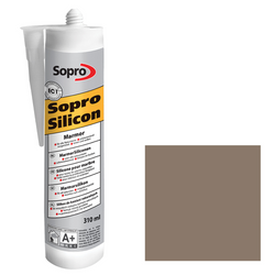 Sopro Marmor Silikon do Kamienia Betonu Metalu Piaskowoszary 310ml