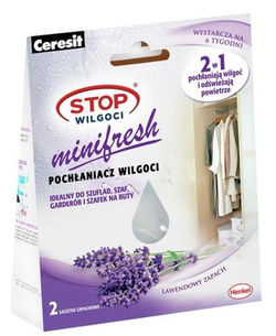 Ceresit Stop Wilgoci Pochłaniacz Zapachowy Lawendowy Saszetka 2 x 50g