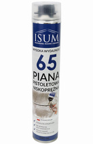 ISUM 65 Piana Uszczelniająco Montażowa Poliuretanowa Pistoletowa 880ml