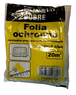 Uni Grade Folia Malarska Ochronna do Mebli Sprzętu Domowego Standard 4m x 5m