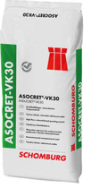Schomburg ASOCRET-VK-30 Zaprawa Cementowa Płynna do Podlewek Wypełniania Zalewania 25kg