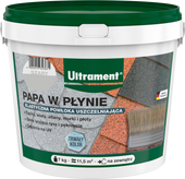 Ultrament Papa w Płynie Renowacyjna do Gontu Papy Dachówki Blach Szara 4kg