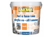 Lakma FASMAL Farba Akrylowo Silikonowa Odporna na Grzyby Glony Pleśń UV Jasno Szara 10kg