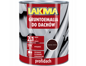 Lakma Profidach Gruntoemalia Dekoracyjno Ochronna do Metalu Brązowy Ciemny 10L