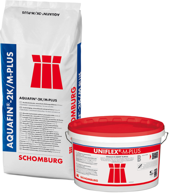 Schomburg AQUAFIN-2K/M PLUS Zaprawa Uszczelniacz Rysy Pęknięcia 25kg + 10kg