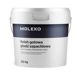 MOLEKO Finish Gotowa Gładź Polimerowa do Szpachlowania Fugowania 25kg