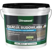 Ultrament Izolacja Budowlana Bitumiczna Przeciw Wilgoci Czarna 10L