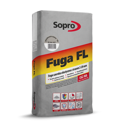Sopro FL Fuga Spoina Szeroka Elastyczna z Trasem 2-20mm Piaskowo Szara 25kg