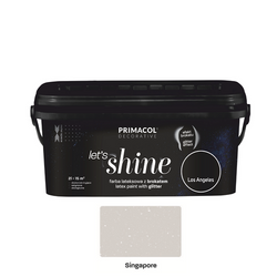 Primacol LET'S SHINE Farba Lateksowa z Brokatem 7,5m2/L Kolor Singapore 2L