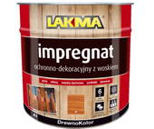 Lakma Drewnokolor Impregnat Ochronno Dekoracyjny z Woskiem Tik 4L