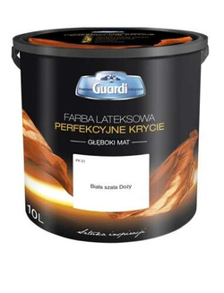 Guardi Collezione Farba Lateksowa Biała Szata Doży Matowa do 12m2/L 10L