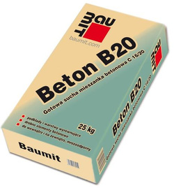 Baumit BETON B20 Zaprawa Betonowa Sucha Mrozoodporna Drobnoziarnista 25kg