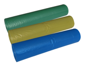 Blue Dolphin Zestaw Worków do Segregacji Śmieci Papier Szkło Plastik 120L 3x25szt