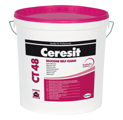 Ceresit CT 48 Farba Silikonowa Elewacyjna Odporna na Algi Pleśń Grzyby Kolor Sahara 2 15L