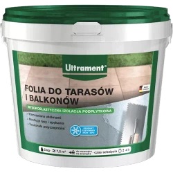 Ultrament Folia w Płynie Tarasy Balkony Prysznice Łazienki pod Płytki 5kg