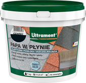 Ultrament Papa w Płynie Renowacyjna do Gontu Papy Dachówki Blach Czarna 4 kg