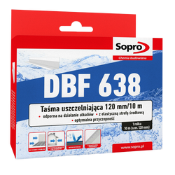 Sopro DBF 638 Taśma Uszczelniająca pod Płytki Ceramiczne Dylatacje 120mm x 10mb
