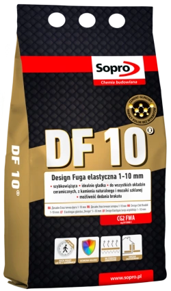 Sopro DF10 Fuga Spoina Wodoodporna Szeroka do Płytek Kamienia Botaniczna zieleń 2kg