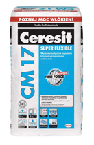 Ceresit CM 17 Klej do Płytek Ceramicznych Gresu Wzmocniona Włóknami Elastyczna 5kg