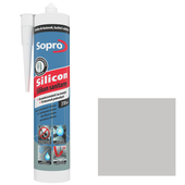 Sopro Silikon Sanitarny Uszczelniacz Przeciwgrzybiczny Srebrno Szary 310ml