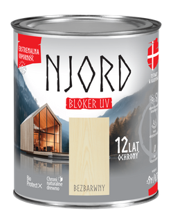 Njord Impregnat do Drewna Elewacji Bloker UV 2,5L