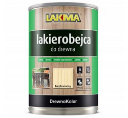 Lakma DREWNOKOLOR LAKIEROBEJCA, do dekoracji i ochrony drewna, połysk, bezbarwny 2,5 l