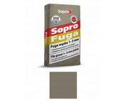 Sopro Fuga Wąska Spoina do Kamienia Naturalnego Płytek Wodoodporna Betonowo-Szara 25kg
