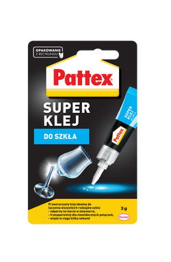 Pattex Super Klej do Szkła Luster Kryształów Odporny 3g