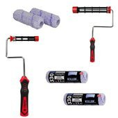 Blue Dolphin 330 Zestaw Malarski 2 x Uchwyty 25cm i 10 cm + 4 Wałki Killer 25cm i 10cm