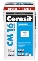 Ceresit CM16 White Klej do Glazury Kamienia Wzmocniona Włóknami Biała 22,5kg