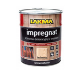 Lakma Drewnokolor Impregnat Ochronno Dekoracyjny z Woskiem Bezbarwny 4L