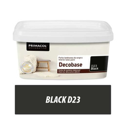 Primacol Decobase Farba Lateksowa Emulsyjna Dekoracyjna Kolor Black D23 1L