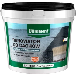 Ultrament Powłoka Bitumiczna do Uszczelniania Dachów Betonowych Papy 5L