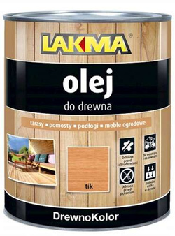 Lakma Drewnokolor Olej do Drewna Ochronno Dekoracyjny Tik 2,5L
